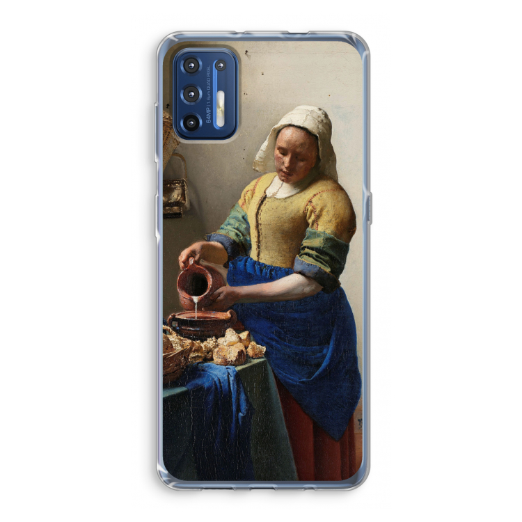 The Milkmaid: Motorola Moto G9 Plus Transparant Hoesje