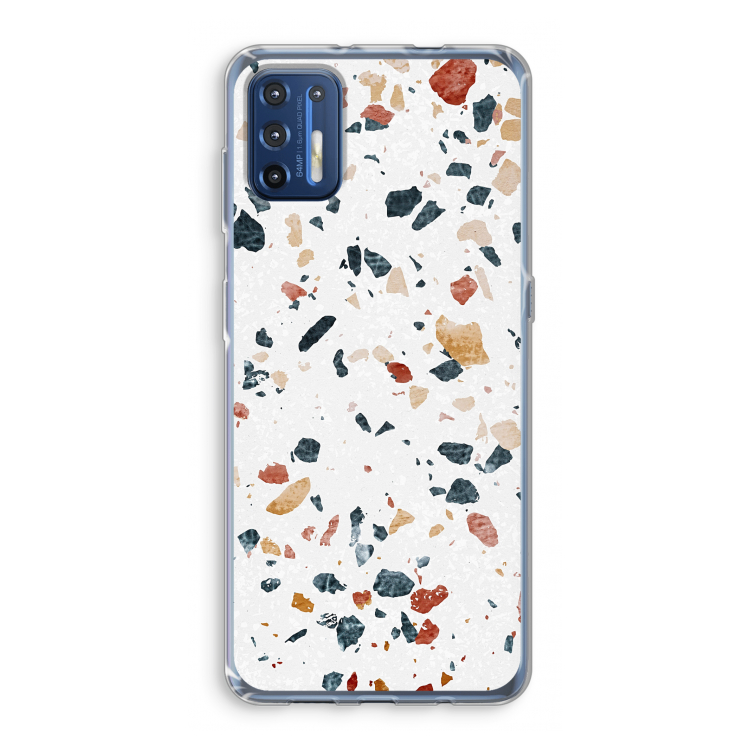 Terrazzo N°4: Motorola Moto G9 Plus Transparant Hoesje