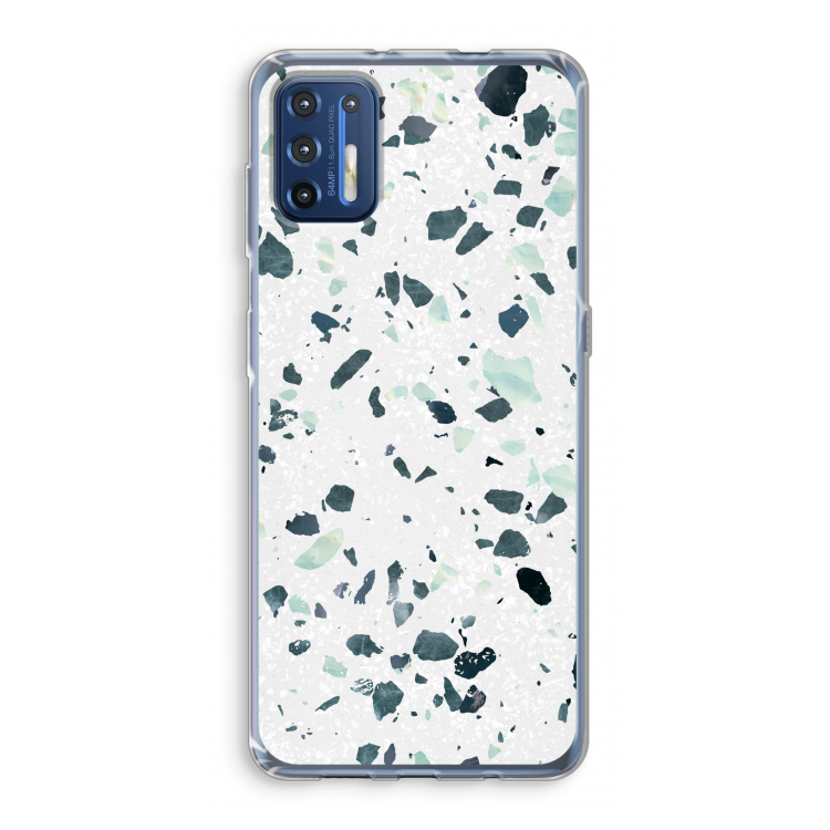 Terrazzo N°2: Motorola Moto G9 Plus Transparant Hoesje