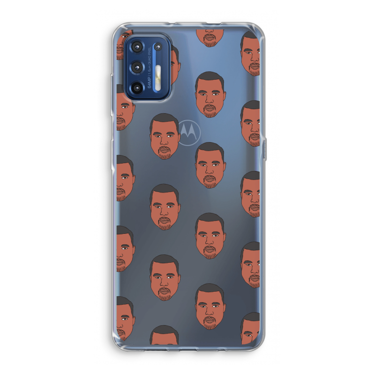 Kanye Call Me?: Motorola Moto G9 Plus Transparant Hoesje