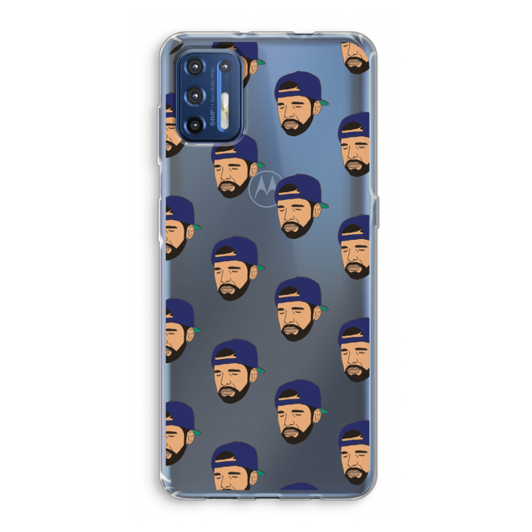 Drake Away: Motorola Moto G9 Plus Transparant Hoesje