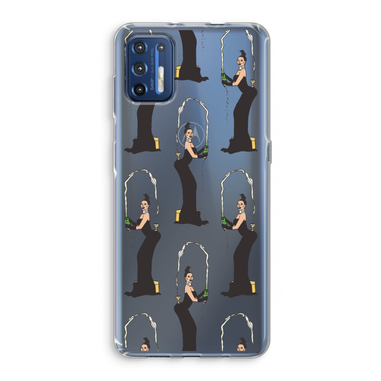 Pop Some Kim: Motorola Moto G9 Plus Transparant Hoesje