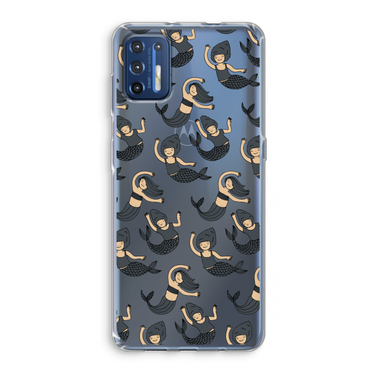 Zeemeermin: Motorola Moto G9 Plus Transparant Hoesje