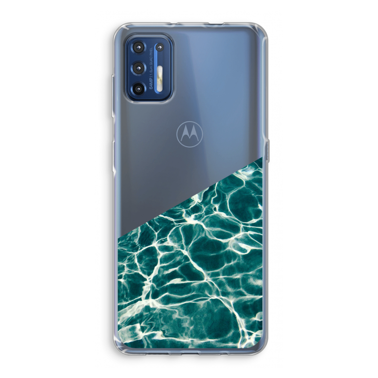 Weerkaatsing water: Motorola Moto G9 Plus Transparant Hoesje