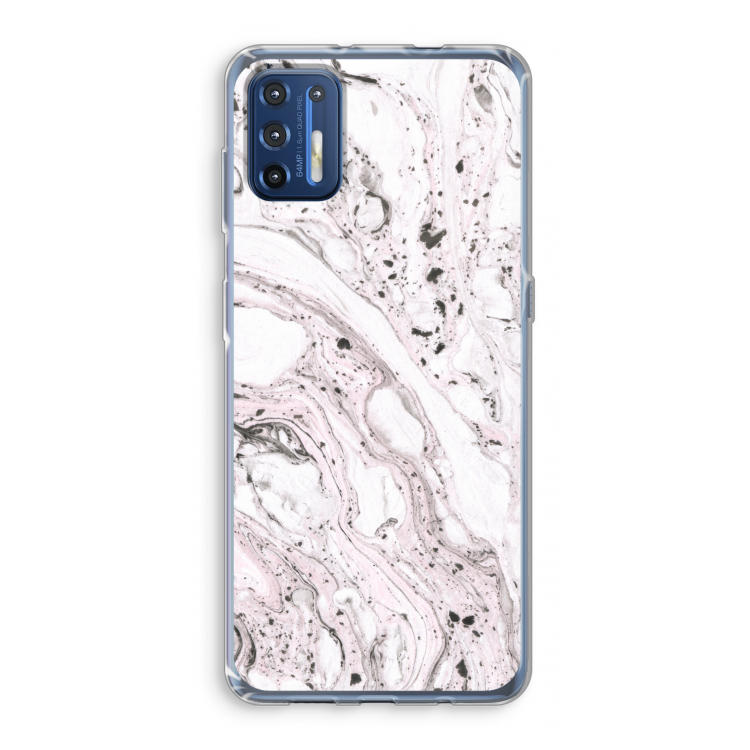 Mengelmoes: Motorola Moto G9 Plus Transparant Hoesje