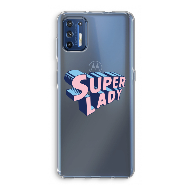 Superlady: Motorola Moto G9 Plus Transparant Hoesje
