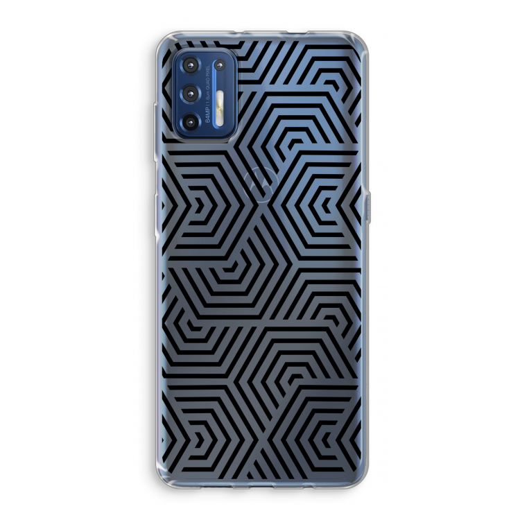 Magic pattern: Motorola Moto G9 Plus Transparant Hoesje