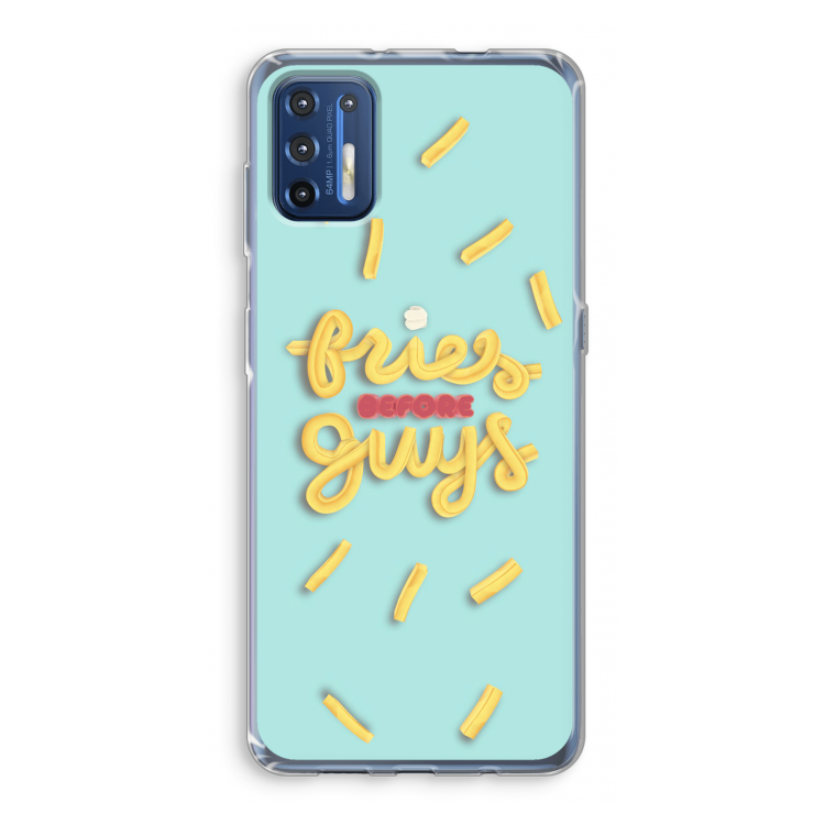 Always fries: Motorola Moto G9 Plus Transparant Hoesje
