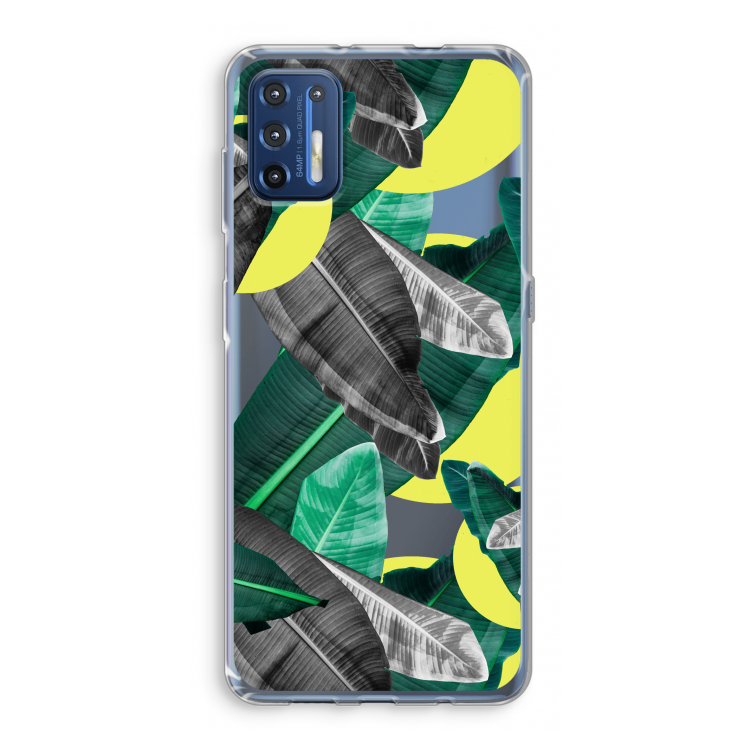 Fantasie jungle: Motorola Moto G9 Plus Transparant Hoesje