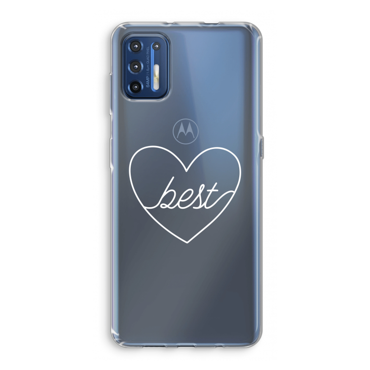 Best heart pastel: Motorola Moto G9 Plus Transparant Hoesje