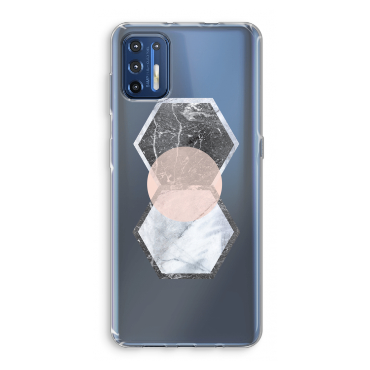 Creatieve toets: Motorola Moto G9 Plus Transparant Hoesje