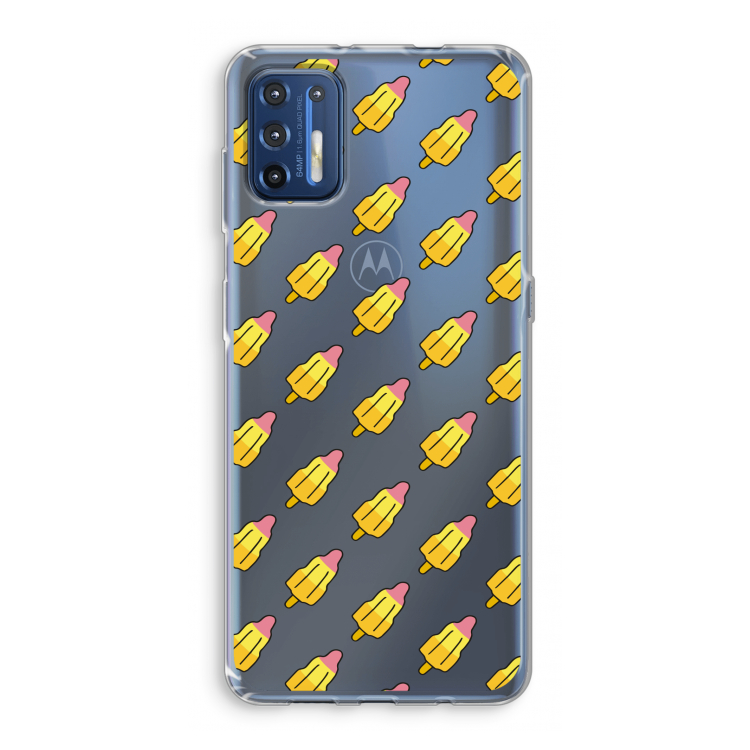 Waterijsjes: Motorola Moto G9 Plus Transparant Hoesje