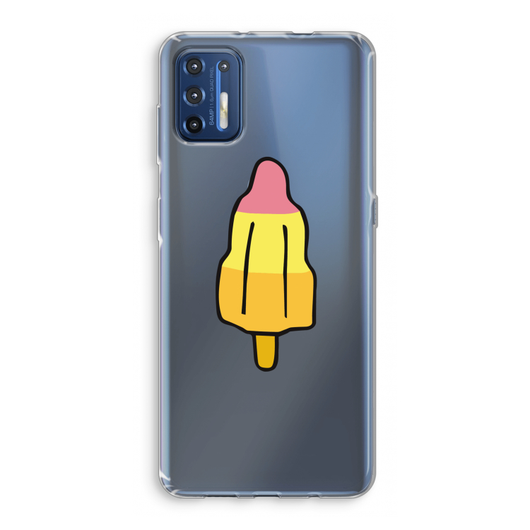 Raketijsje: Motorola Moto G9 Plus Transparant Hoesje