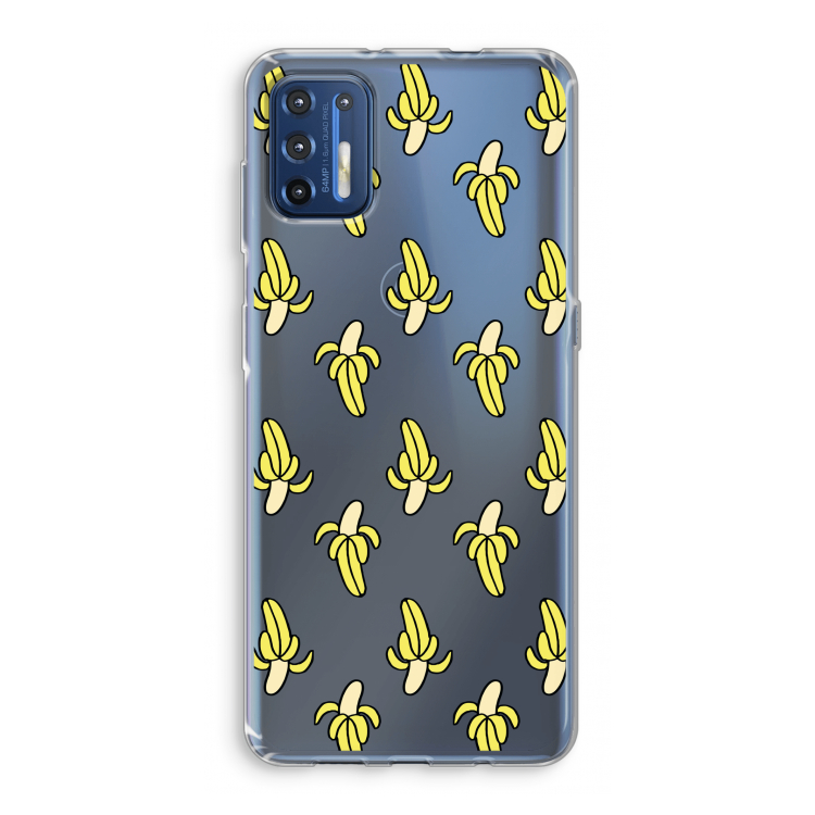 Bananas: Motorola Moto G9 Plus Transparant Hoesje