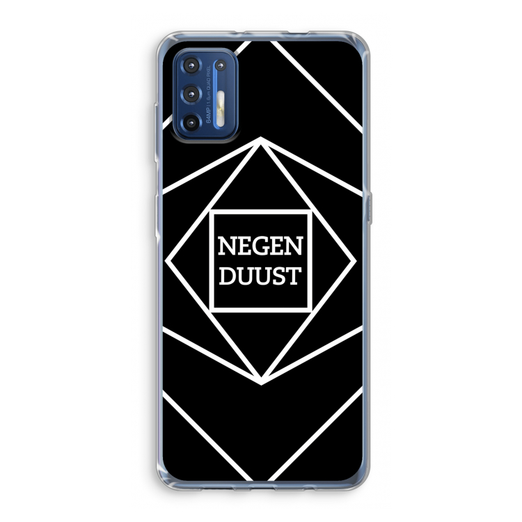 Negenduust geometrisch: Motorola Moto G9 Plus Transparant Hoesje