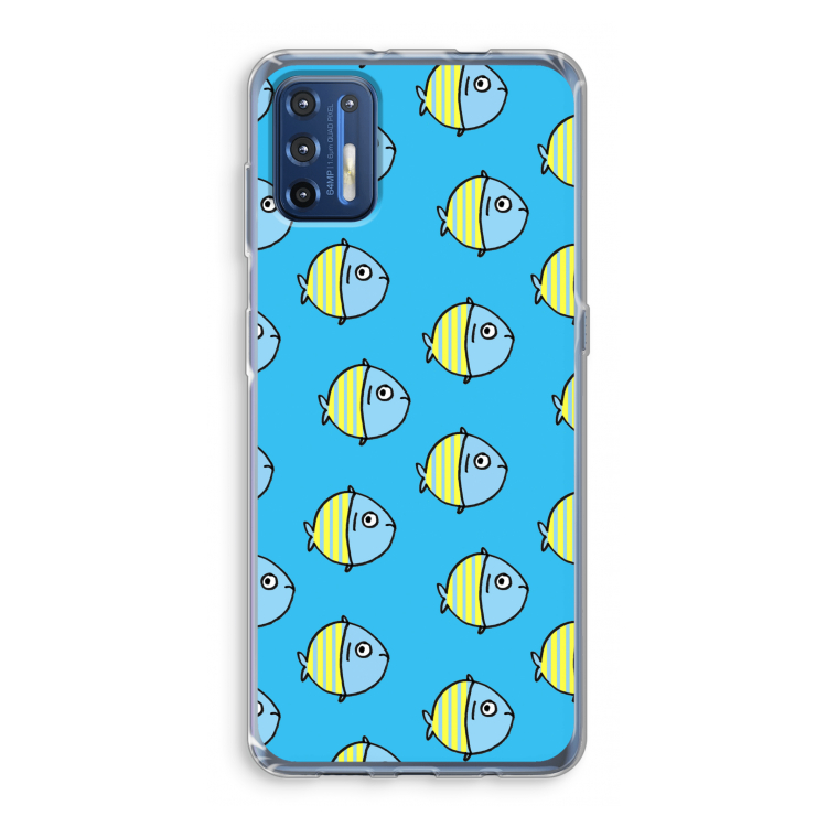 Visjes: Motorola Moto G9 Plus Transparant Hoesje