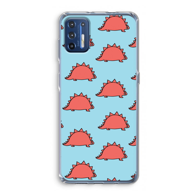 Dinosawrr: Motorola Moto G9 Plus Transparant Hoesje
