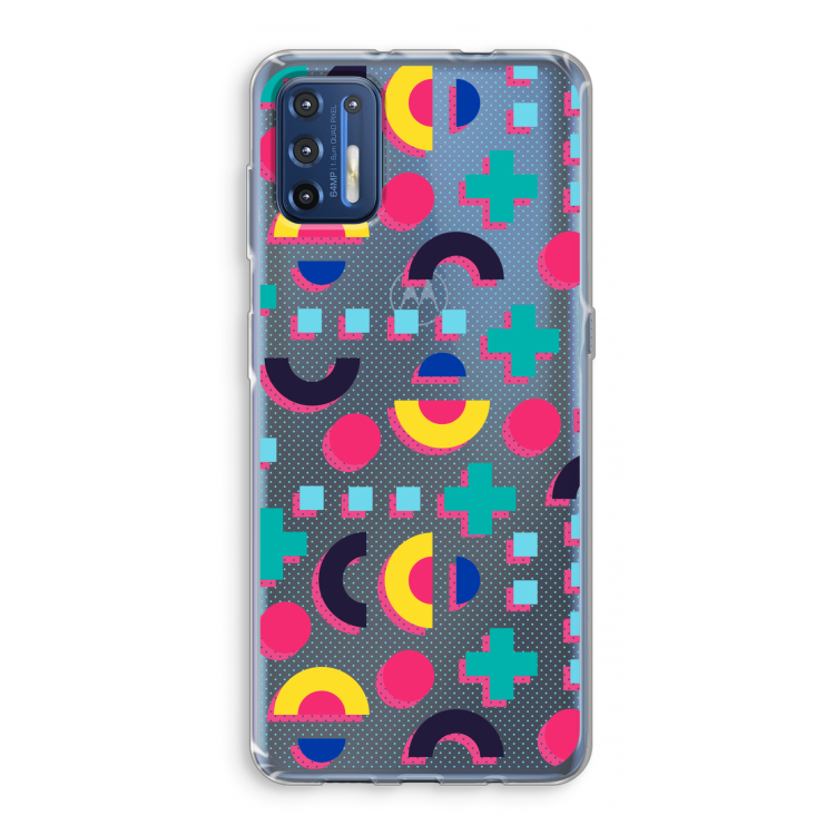 8-bit N°2: Motorola Moto G9 Plus Transparant Hoesje