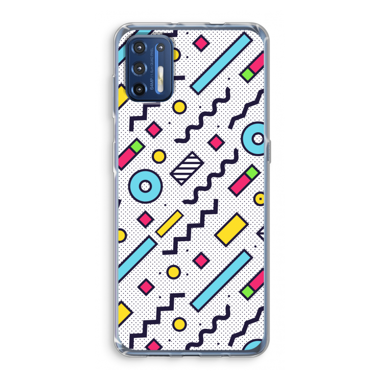 8-bit N°8: Motorola Moto G9 Plus Transparant Hoesje