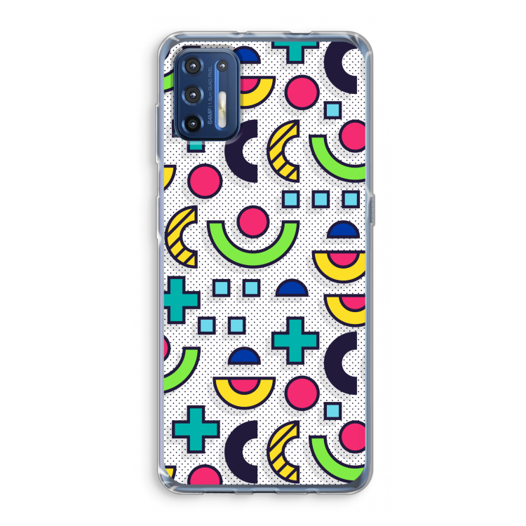 8-bit N°6: Motorola Moto G9 Plus Transparant Hoesje