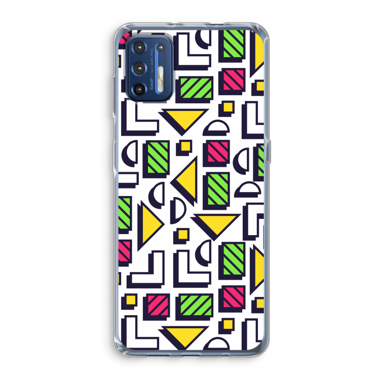 8-bit N°4: Motorola Moto G9 Plus Transparant Hoesje