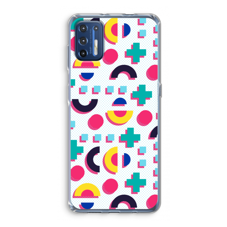 8-bit N°2: Motorola Moto G9 Plus Transparant Hoesje