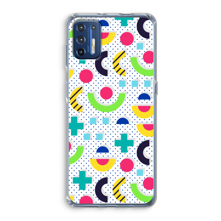 8-bit N°1: Motorola Moto G9 Plus Transparant Hoesje