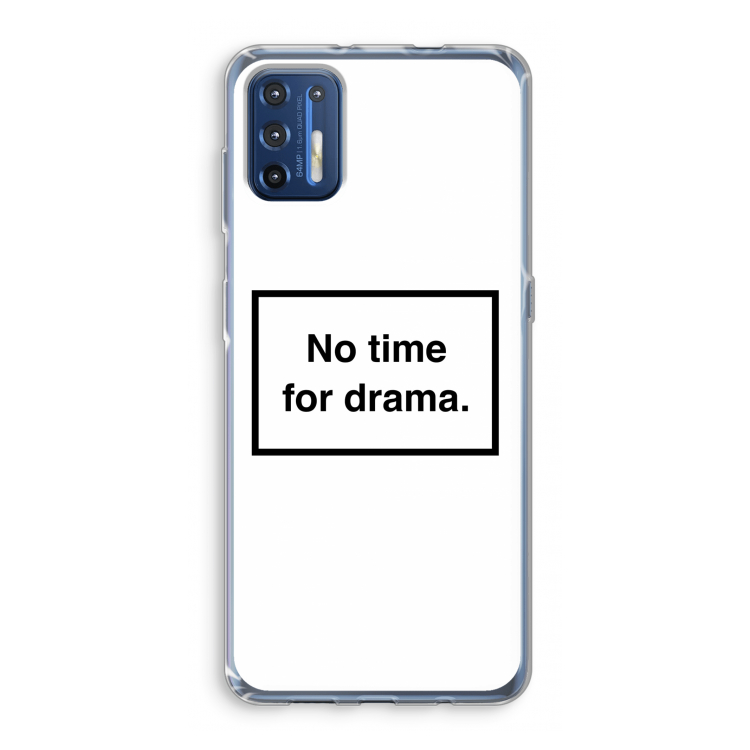No drama: Motorola Moto G9 Plus Transparant Hoesje