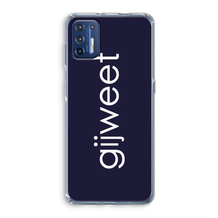 Gijweet: Motorola Moto G9 Plus Transparant Hoesje