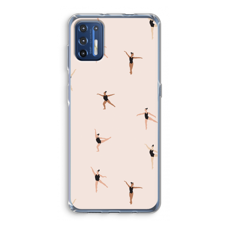 Dancing #1: Motorola Moto G9 Plus Transparant Hoesje