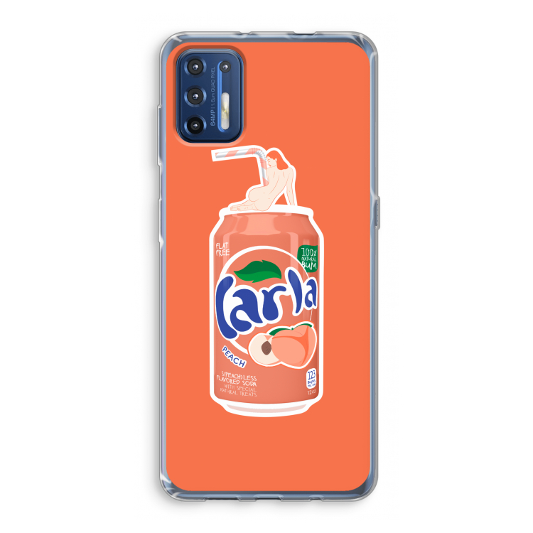 S(peach)less: Motorola Moto G9 Plus Transparant Hoesje