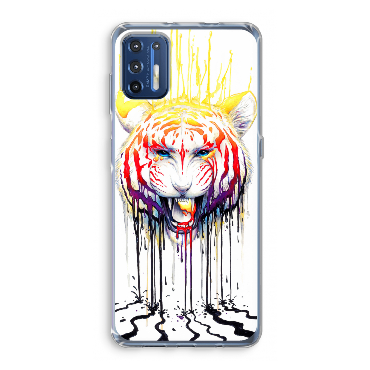 Fading: Motorola Moto G9 Plus Transparant Hoesje