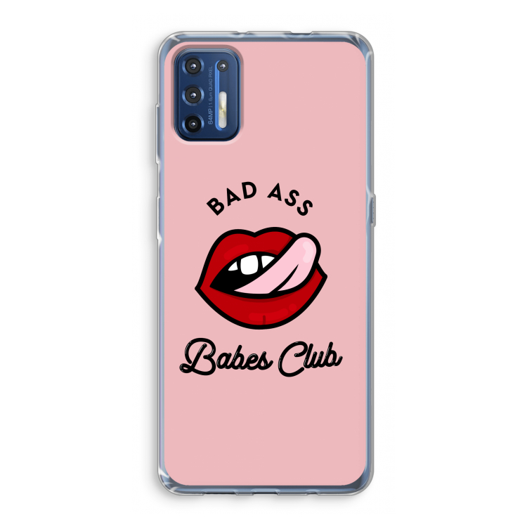 Badass Babes Club: Motorola Moto G9 Plus Transparant Hoesje