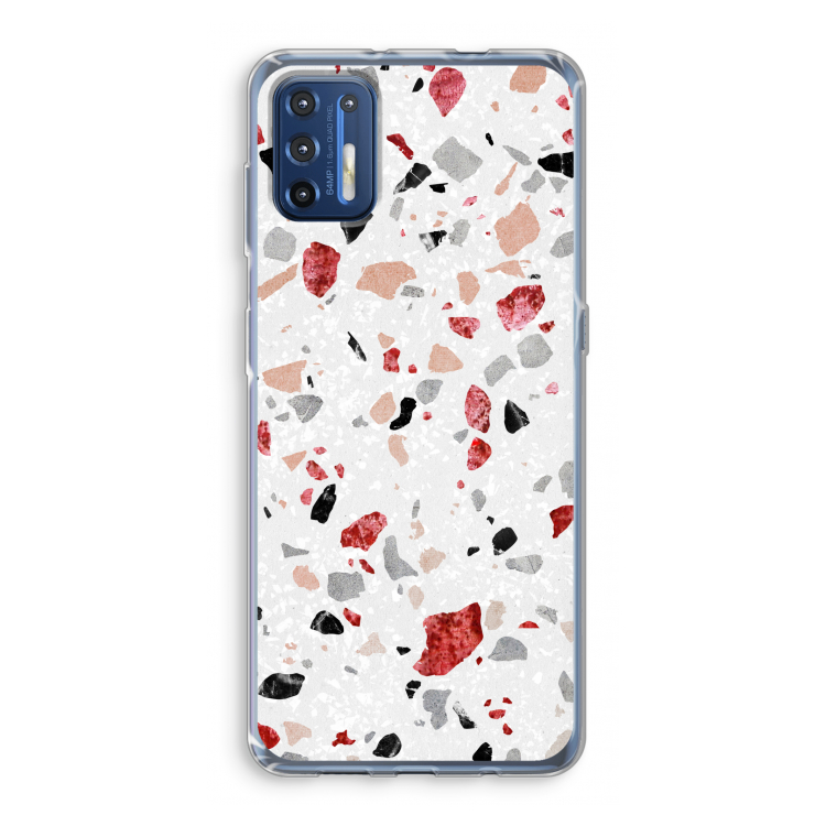 Terrazzo N°12: Motorola Moto G9 Plus Transparant Hoesje