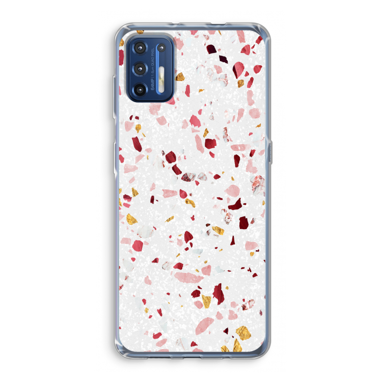 Terrazzo N°9: Motorola Moto G9 Plus Transparant Hoesje