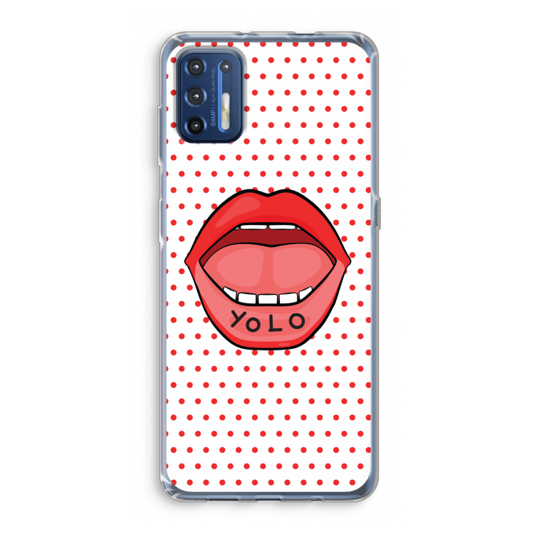 Yolo Denise: Motorola Moto G9 Plus Transparant Hoesje