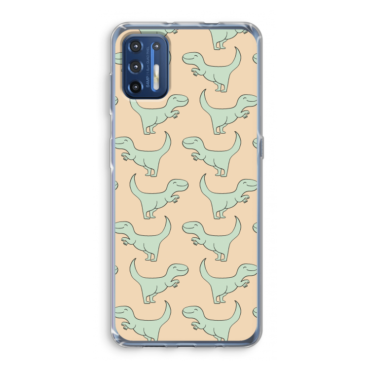 Dinos: Motorola Moto G9 Plus Transparant Hoesje