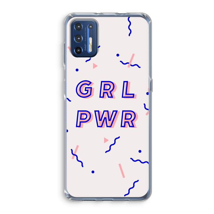 GRL PWR: Motorola Moto G9 Plus Transparant Hoesje