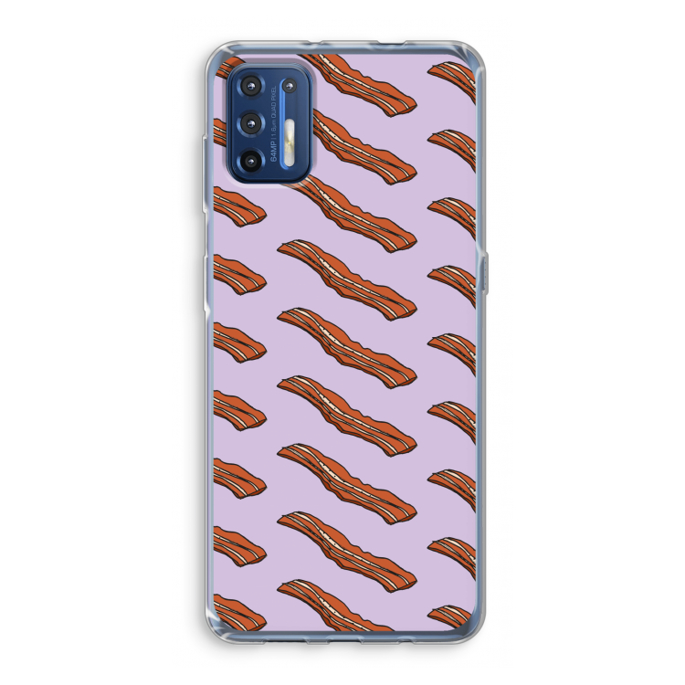 Bacon to my eggs #2: Motorola Moto G9 Plus Transparant Hoesje