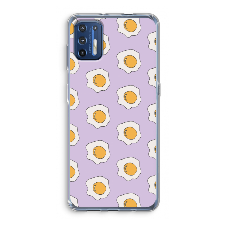 Bacon to my eggs #1: Motorola Moto G9 Plus Transparant Hoesje