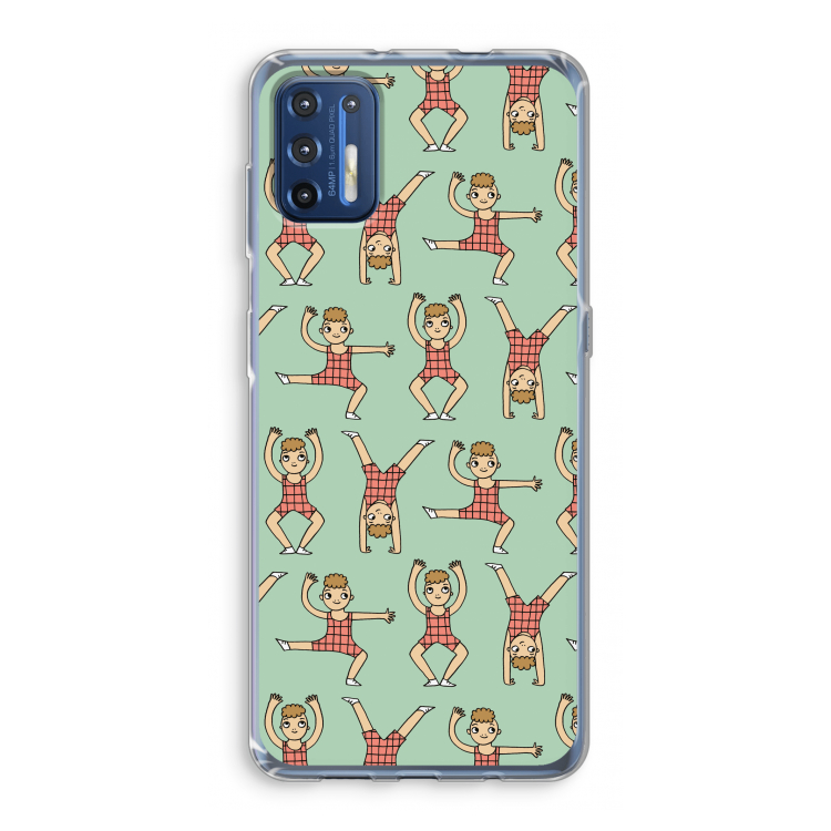 Gymboys: Motorola Moto G9 Plus Transparant Hoesje
