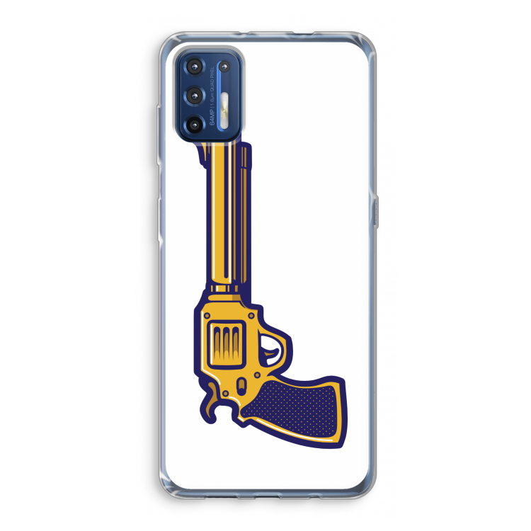 Pew Pew Pew: Motorola Moto G9 Plus Transparant Hoesje