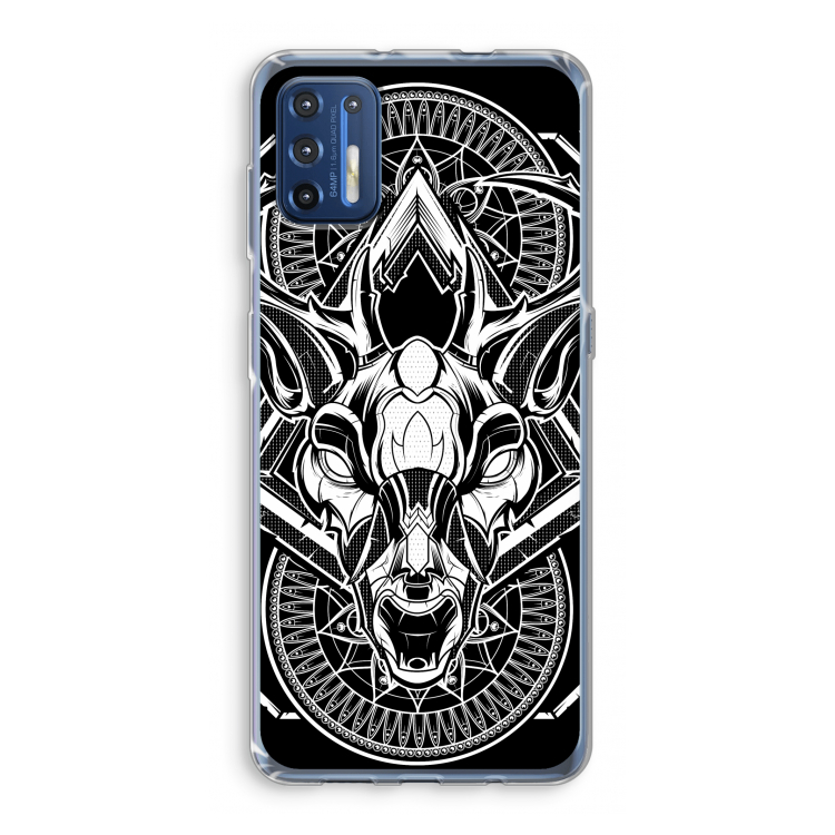 Oh Deer: Motorola Moto G9 Plus Transparant Hoesje
