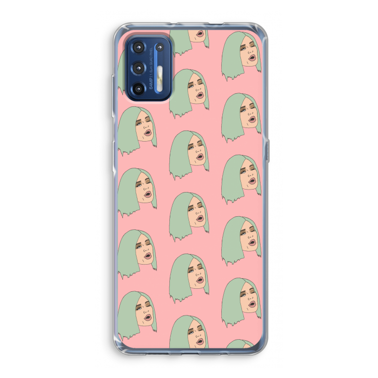 King Kylie: Motorola Moto G9 Plus Transparant Hoesje