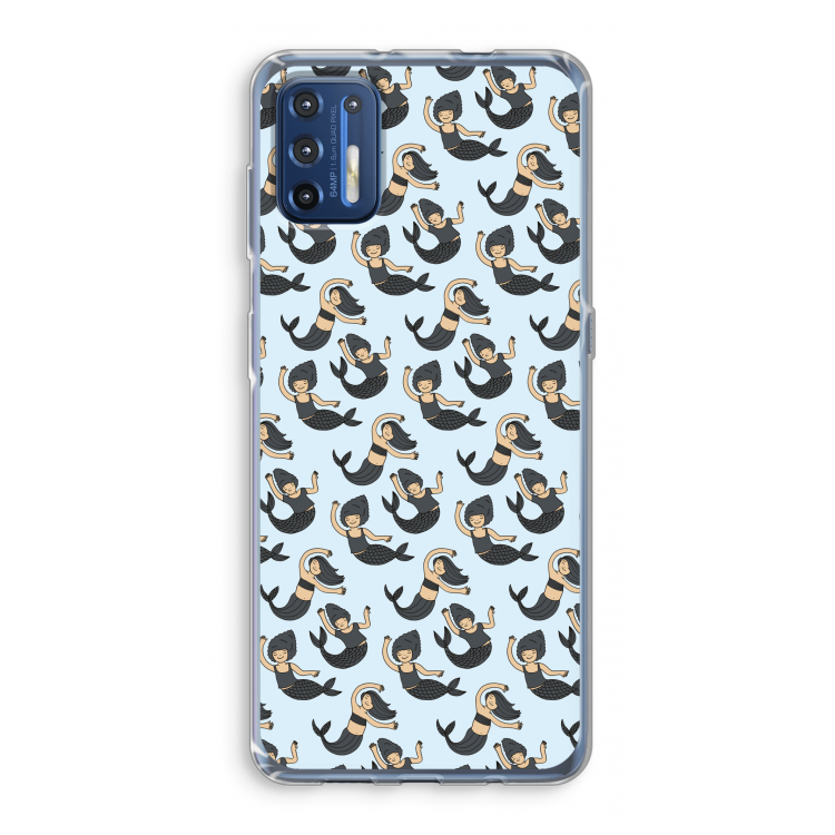 Zeemeermin: Motorola Moto G9 Plus Transparant Hoesje