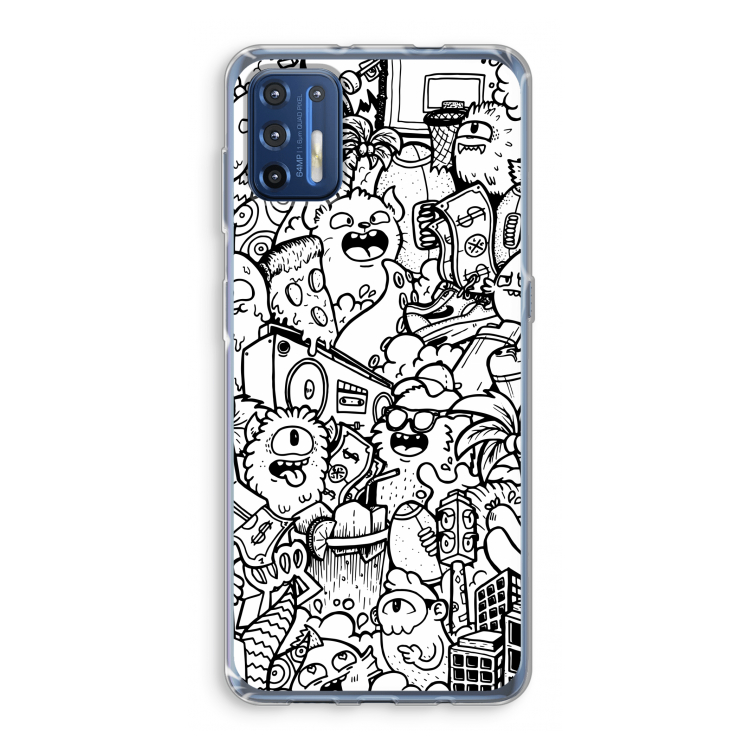 Vexx City #2: Motorola Moto G9 Plus Transparant Hoesje