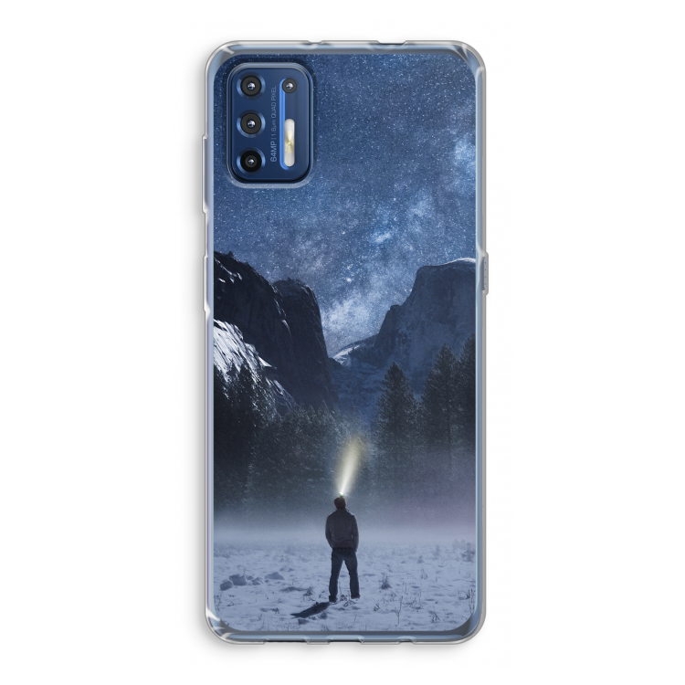 Wanderlust: Motorola Moto G9 Plus Transparant Hoesje