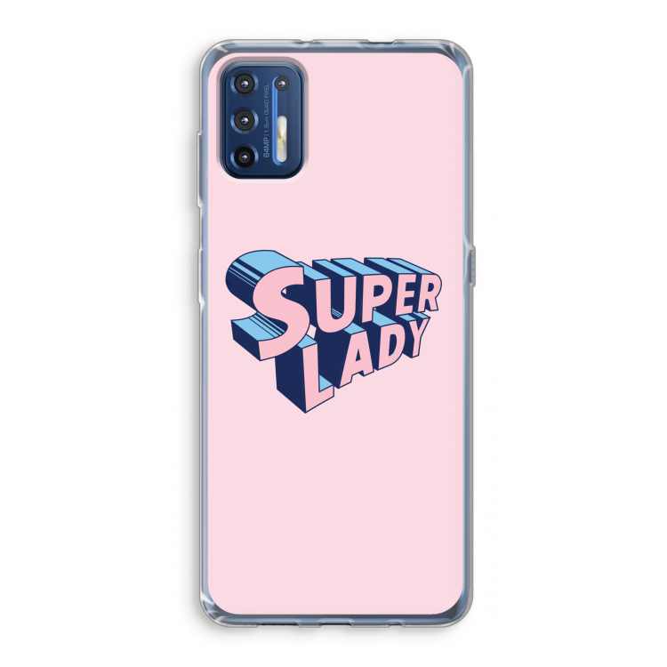 Superlady: Motorola Moto G9 Plus Transparant Hoesje