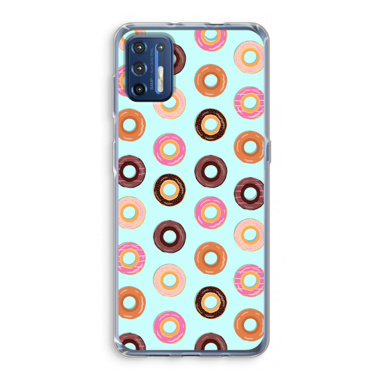 Donuts: Motorola Moto G9 Plus Transparant Hoesje