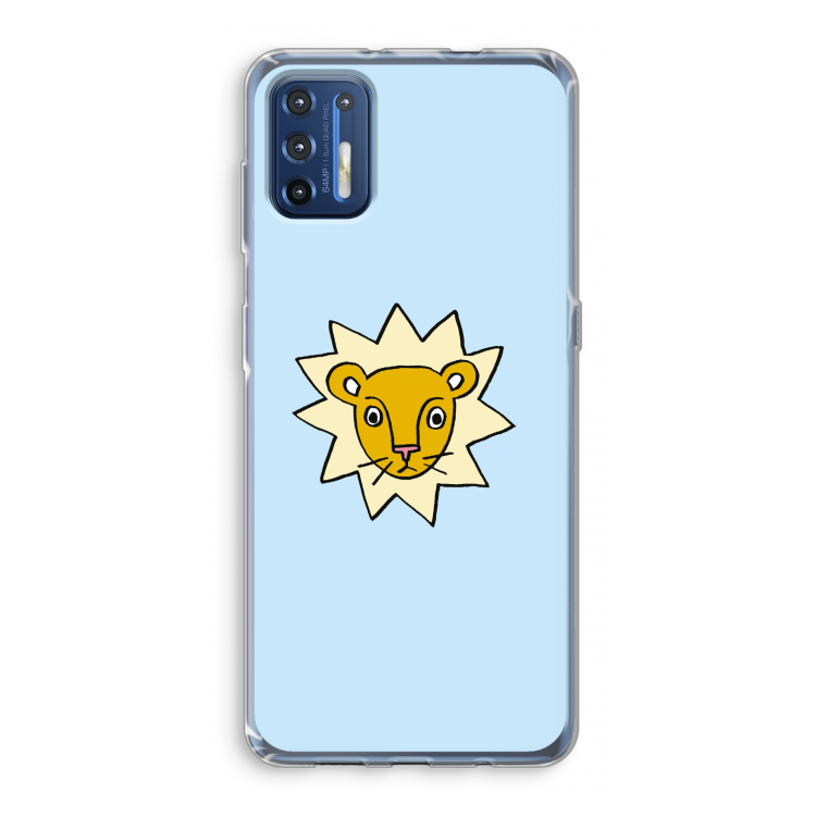 Kleine leeuw: Motorola Moto G9 Plus Transparant Hoesje